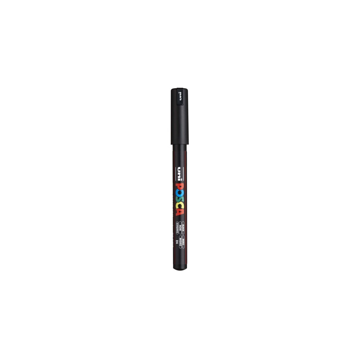 POSCA PC-1MR Paint Marker, Extra Fine Pin Tip (0.7 mm), Black