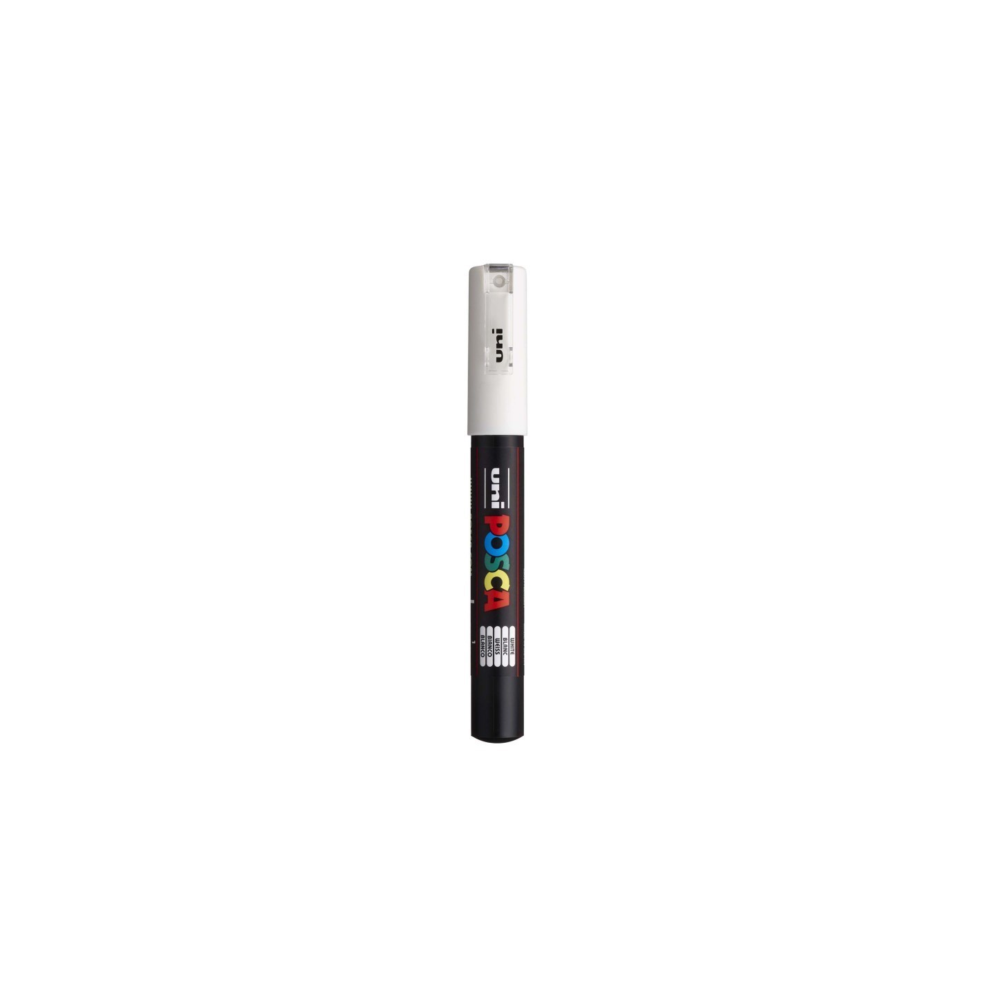 POSCA PC-1M Paint Marker, Extra Fine Bullet Tip (0.7-1.0 mm), White