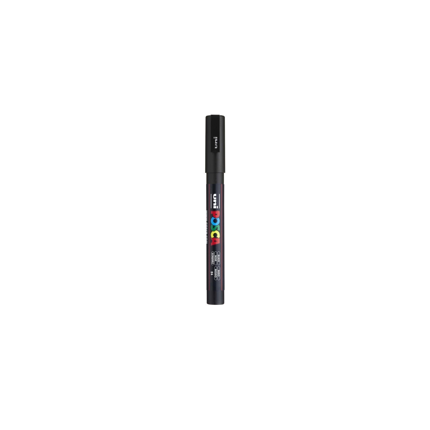 POSCA PC-3M Paint Marker, Fine Bullet Tip (0.9-1.3 mm), Black