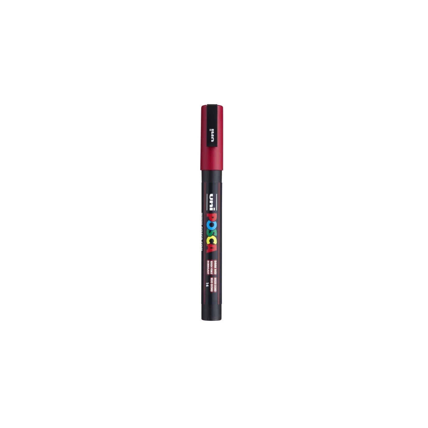 POSCA PC-3M Paint Marker, Fine Bullet Tip (0.9-1.3 mm), Dark Red