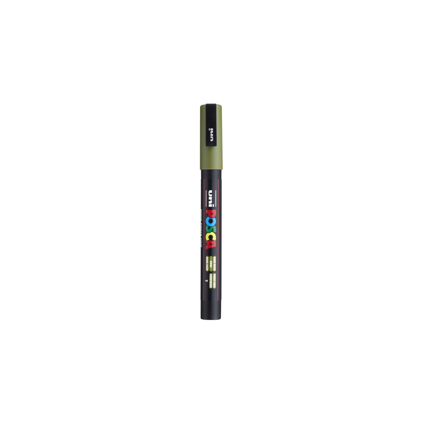 POSCA PC-3M Paint Marker, Fine Bullet Tip (0.9-1.3 mm), Khaki Green