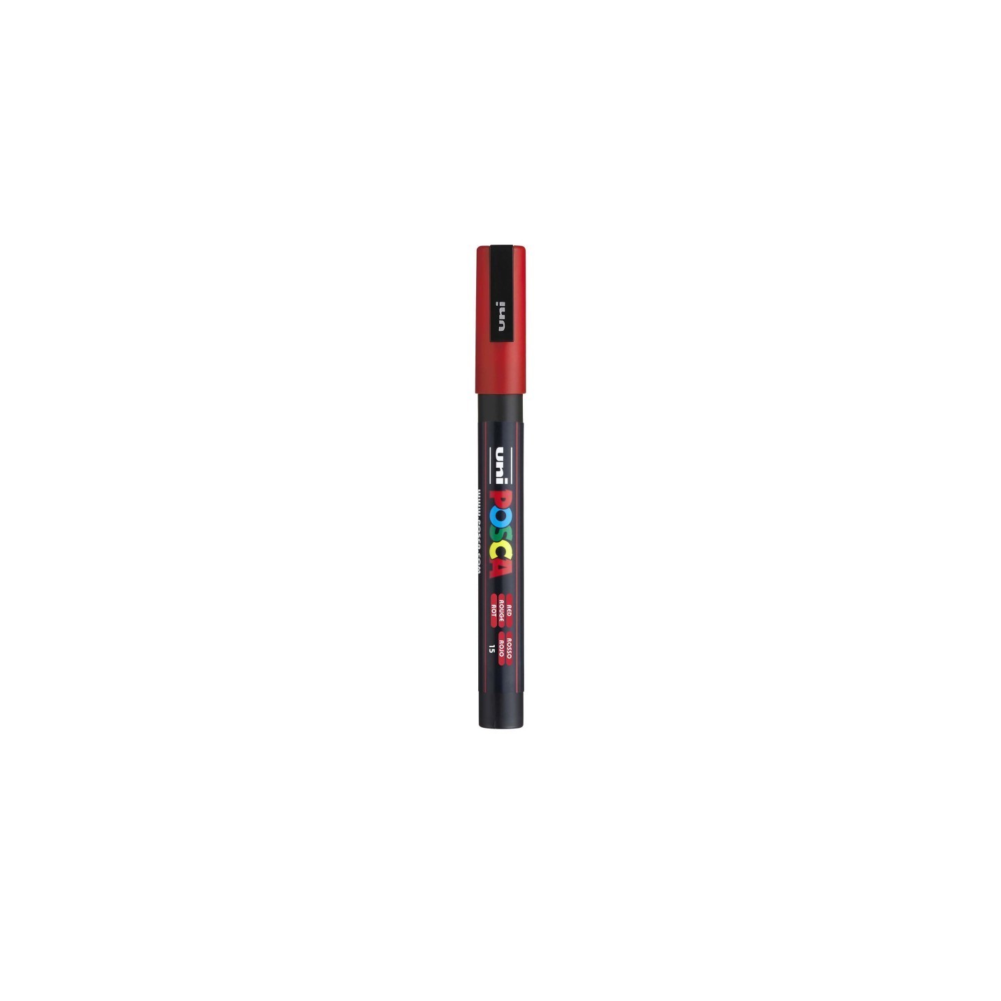 POSCA PC-3M Paint Marker, Fine Bullet Tip (0.9-1.3 mm), Red