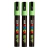 POSCA PC-5M Paint Markers, Medium Bullet Tip (1.8-2.5 mm), Apple Green, Pack of 3