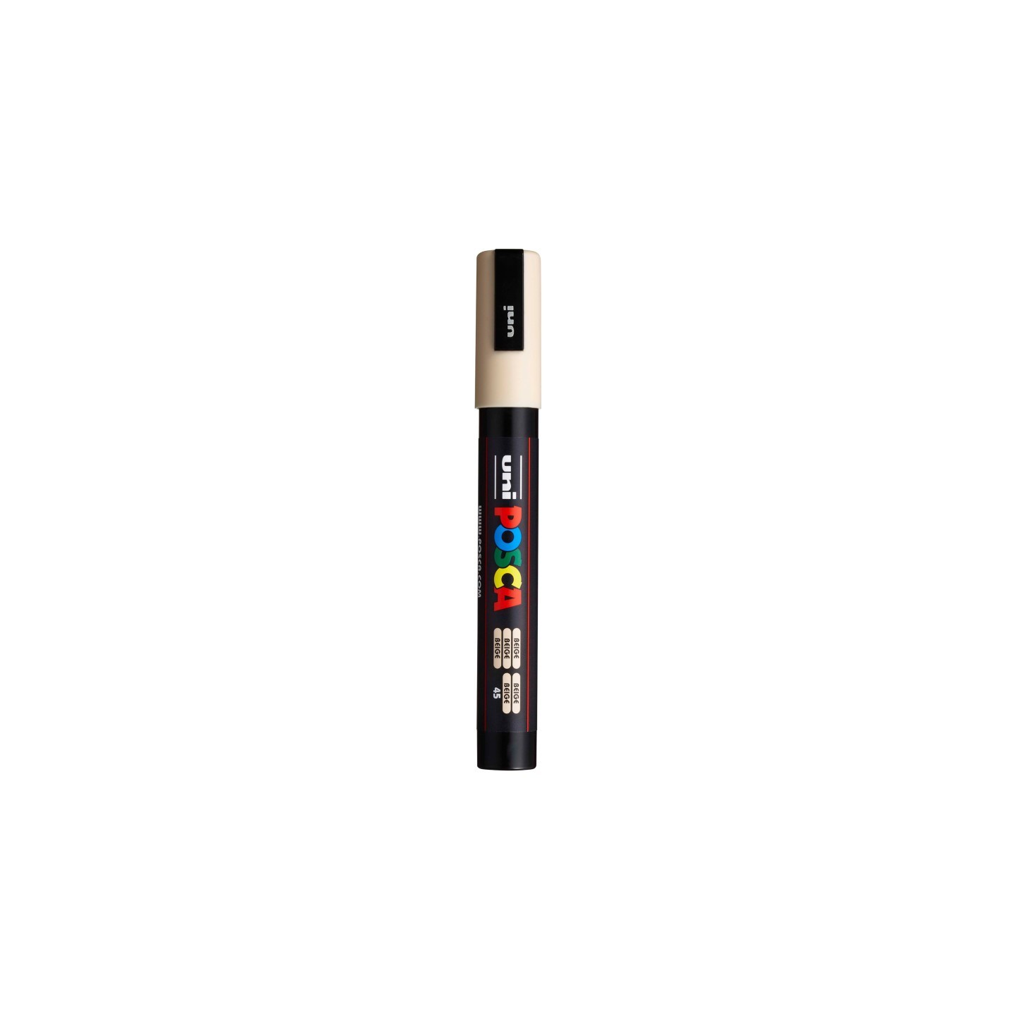 POSCA PC-5M Paint Markers, Medium Bullet Tip (1.8-2.5 mm), Beige