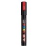 POSCA PC-5M Paint Markers, Medium Bullet Tip (1.8-2.5 mm), Fluorescent Red