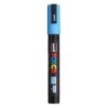 uni® uni® POSCA PC-5M Water-Based Paint Markers, Reversible Medium Tip (1.8-2.5mm), Light Blue