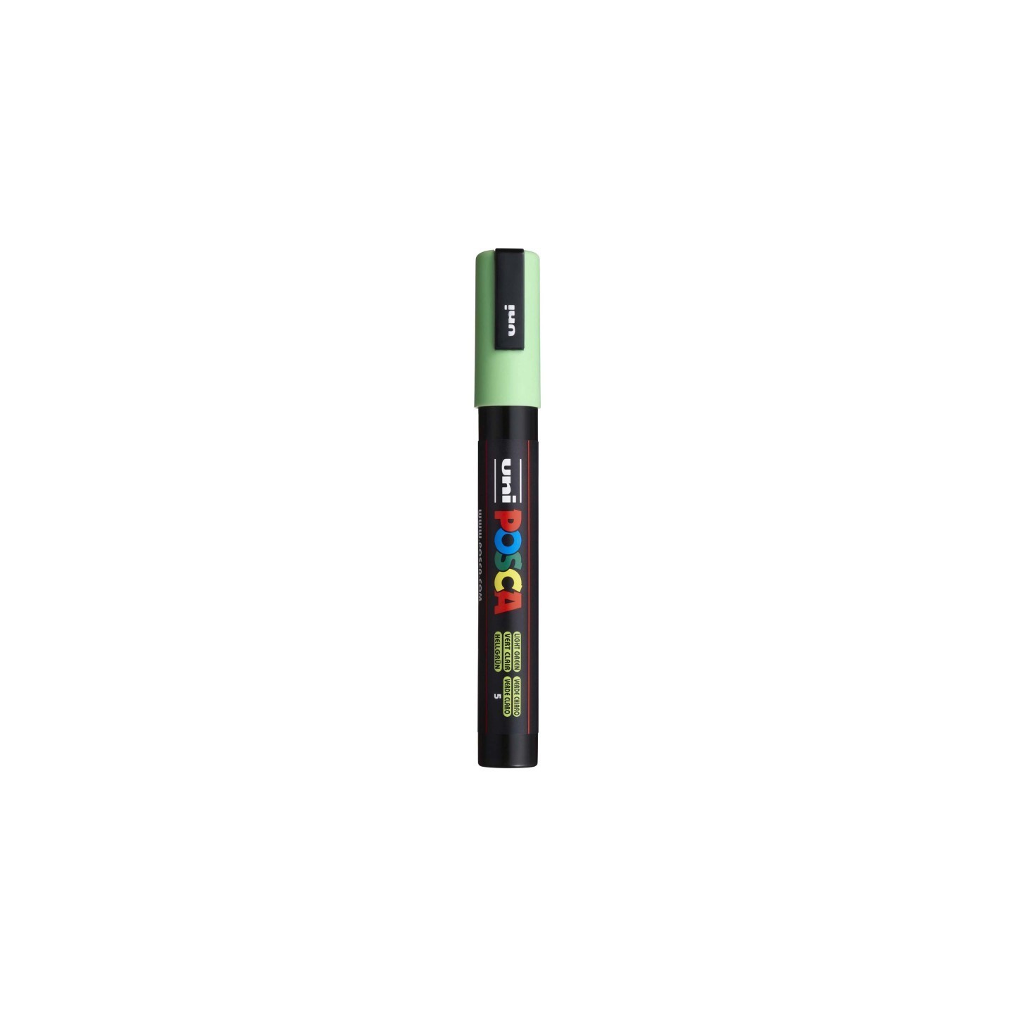 uni® uni® POSCA PC-5M Water-Based Paint Markers, Reversible Medium Tip (1.8-2.5mm), Light Green