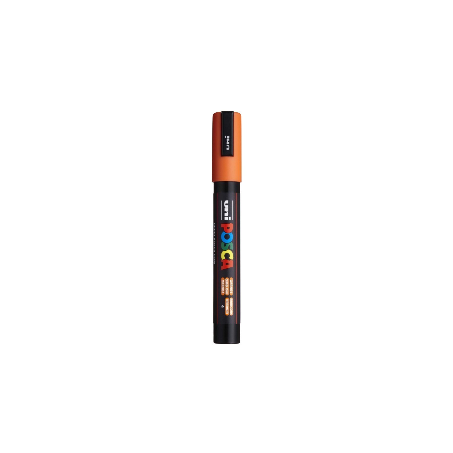 POSCA PC-5M Paint Markers, Medium Bullet Tip (1.8-2.5 mm), Orange