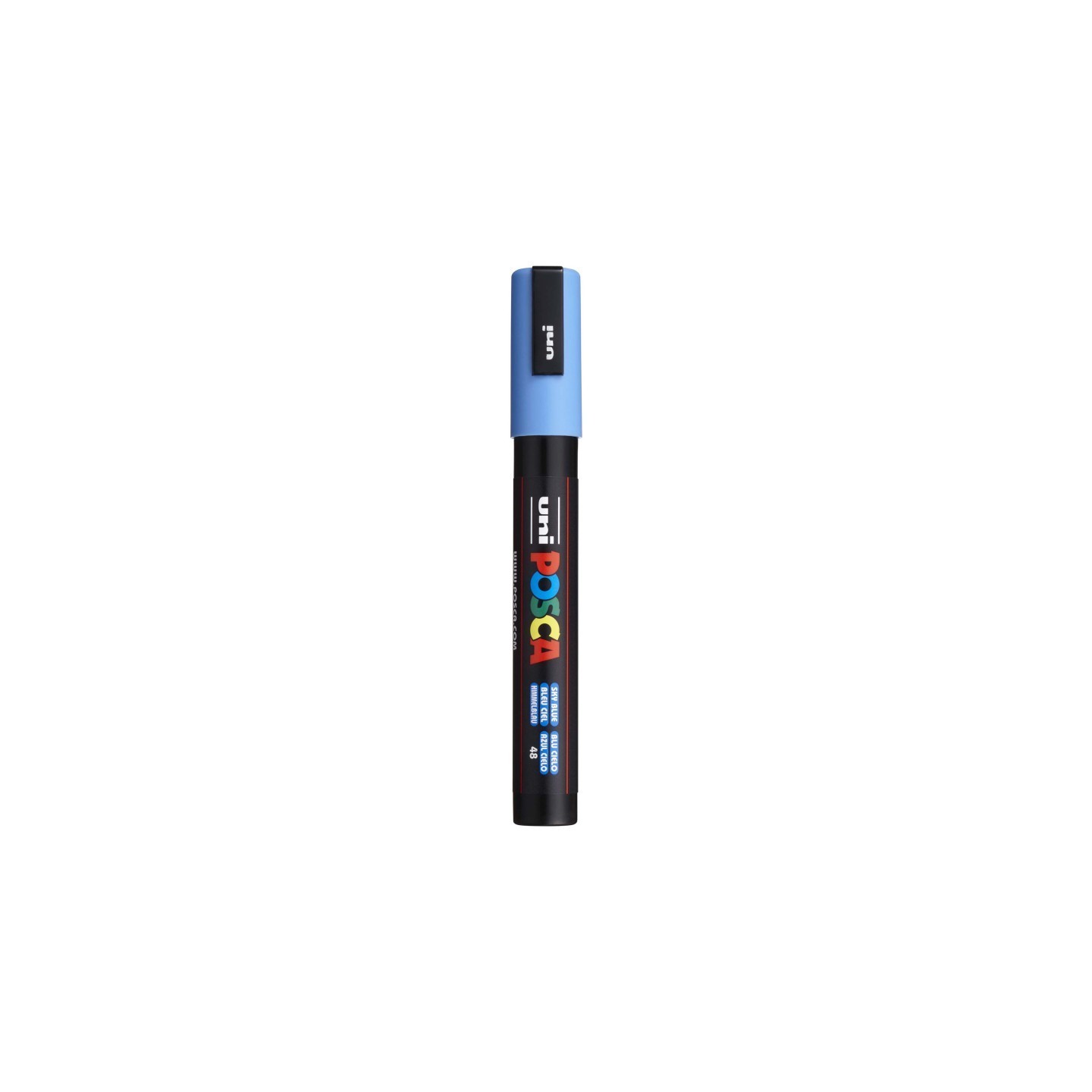 POSCA PC-5M Paint Markers, Medium Bullet Tip (1.8-2.5 mm), Sky Blue