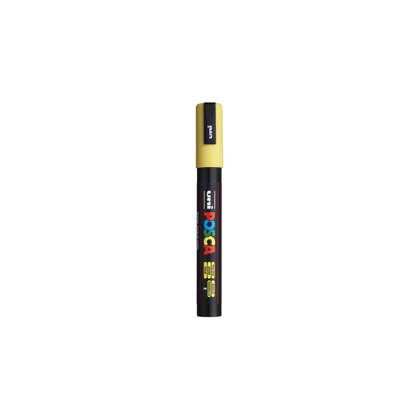 POSCA PC-5M Paint Markers, Medium Bullet Tip (1.8-2.5 mm), Yellow