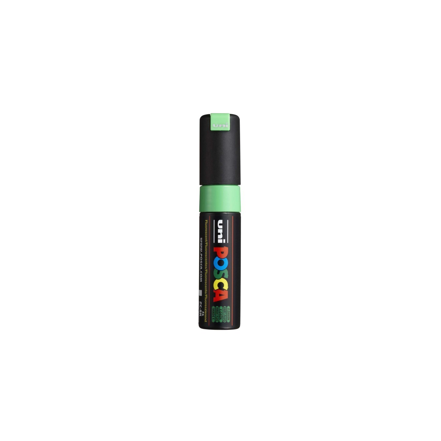 POSCA PC-8K Paint Markers, Broad Chisel Tip (8 mm), Fluorescent Green