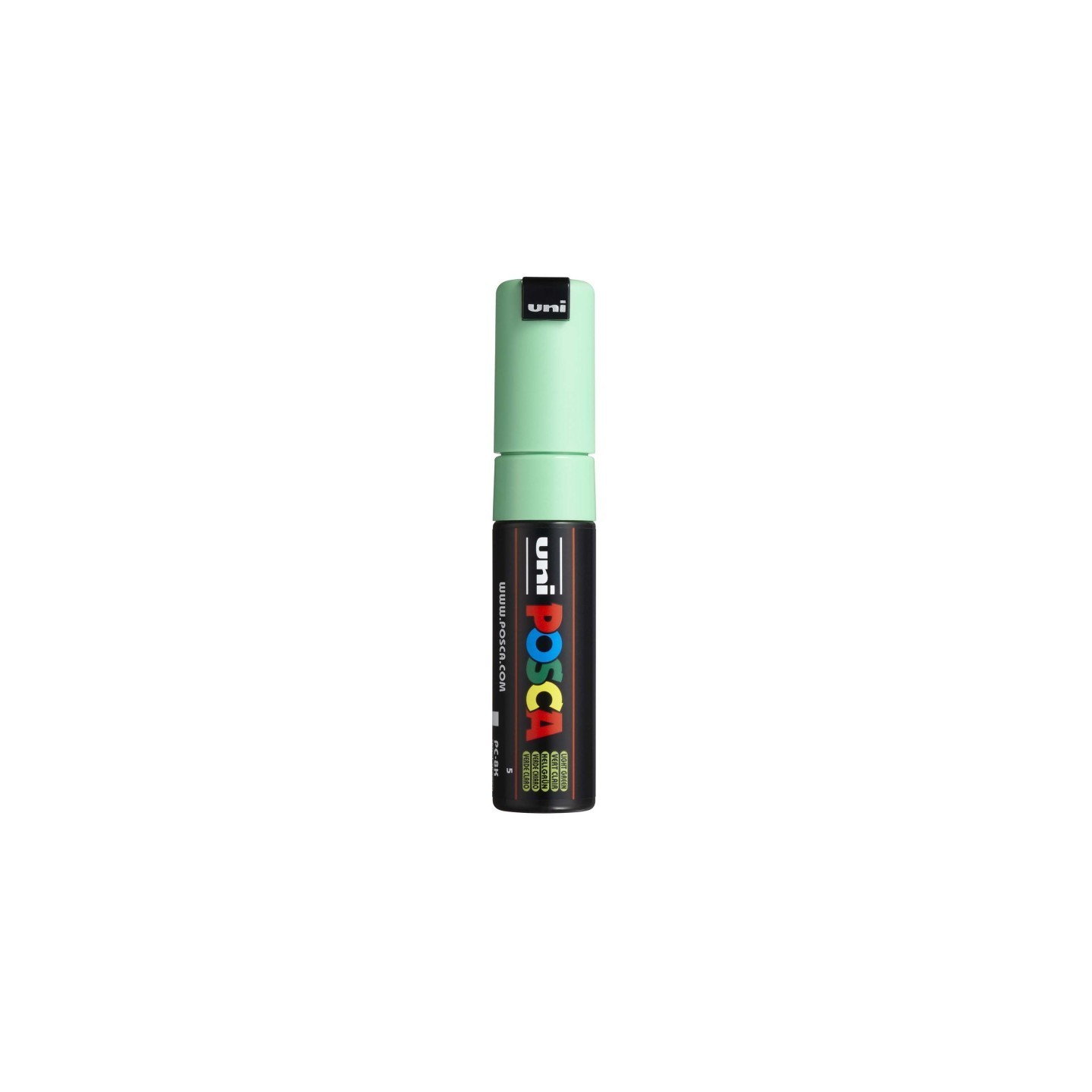 POSCA PC-8K Paint Markers, Broad Chisel Tip (8 mm), Light Green