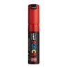 POSCA PC-8K Paint Markers, Broad Chisel Tip (8 mm), Red