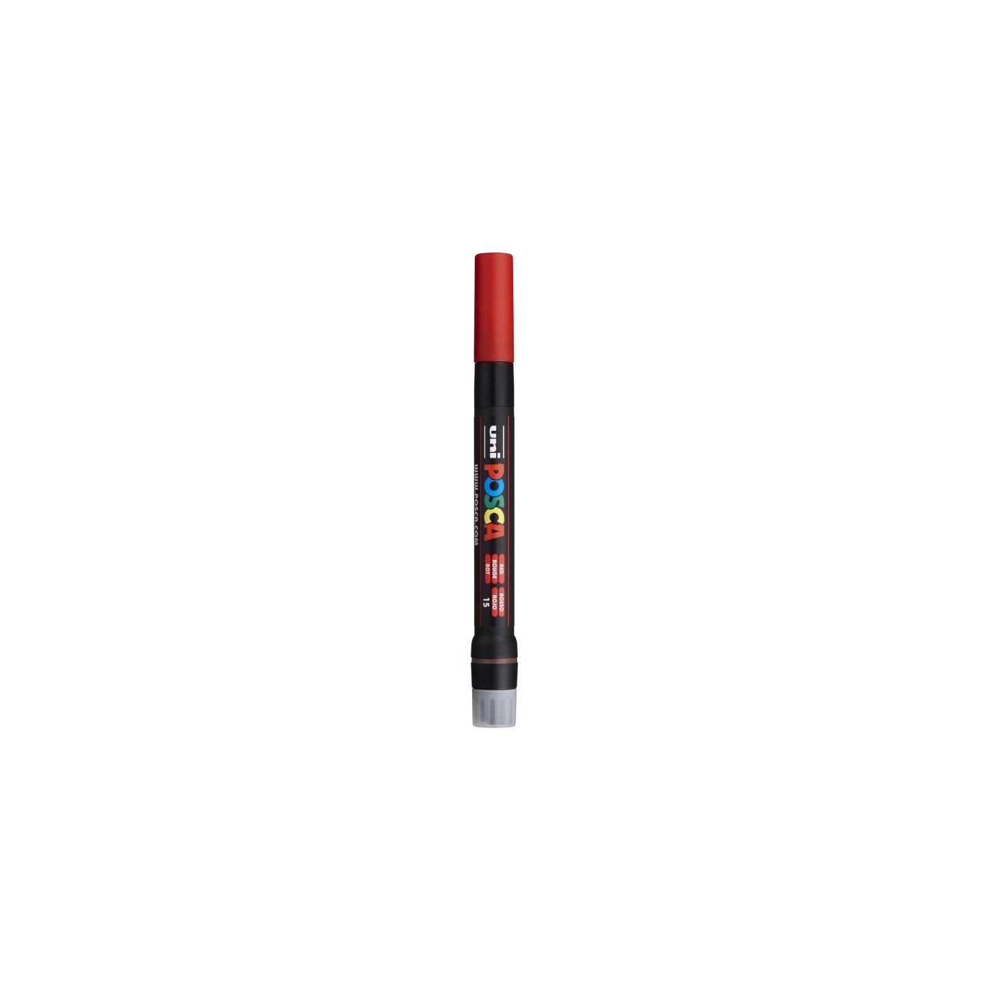 POSCA PCF-350 Paint Marker, Brush Tip (1-10 mm), Red