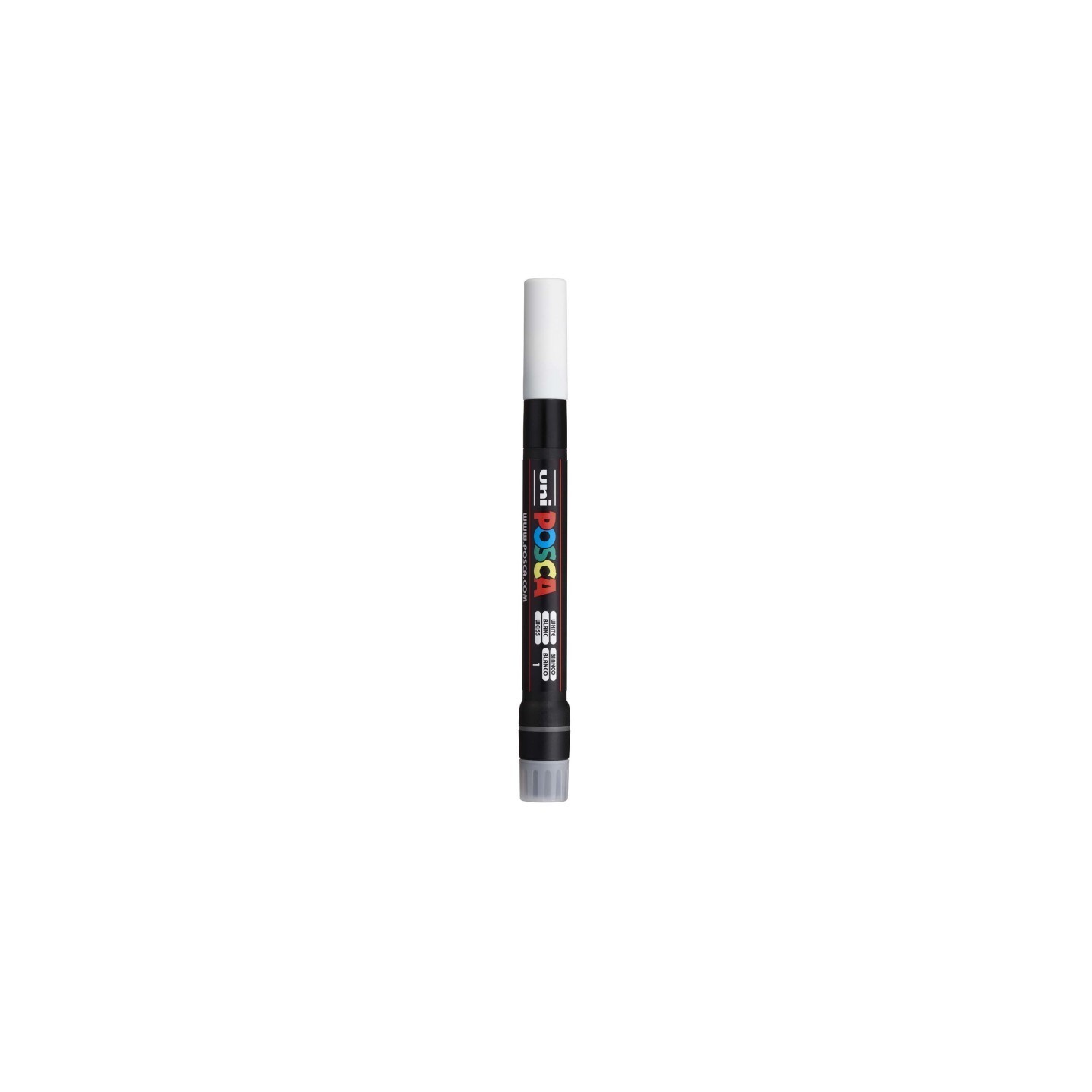 POSCA PCF-350 Paint Marker, Brush Tip (1-10 mm), White