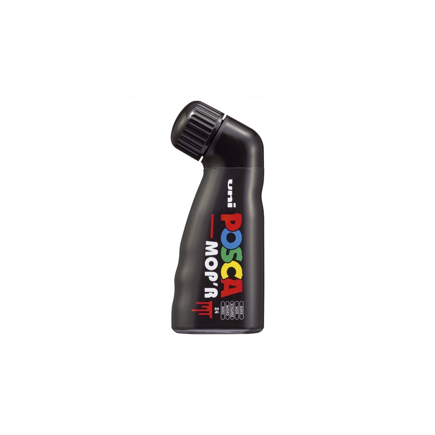 POSCA Mop'R PCM-22 Squeezable Paint Marker, Round Tip (3.0-19.0 mm), Black