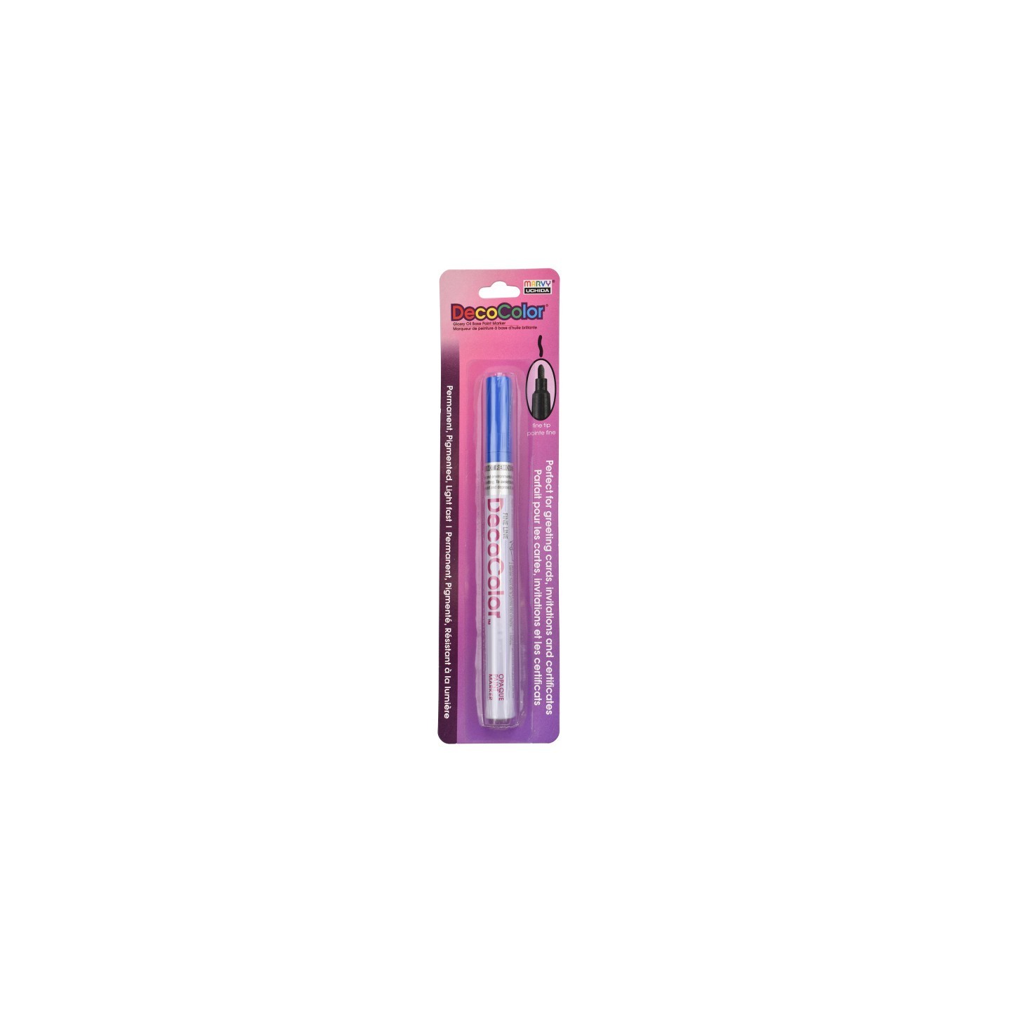 Marvy Uchida® DecoColor® Paint Marker, Fine Tip, 200-S, Blue #3