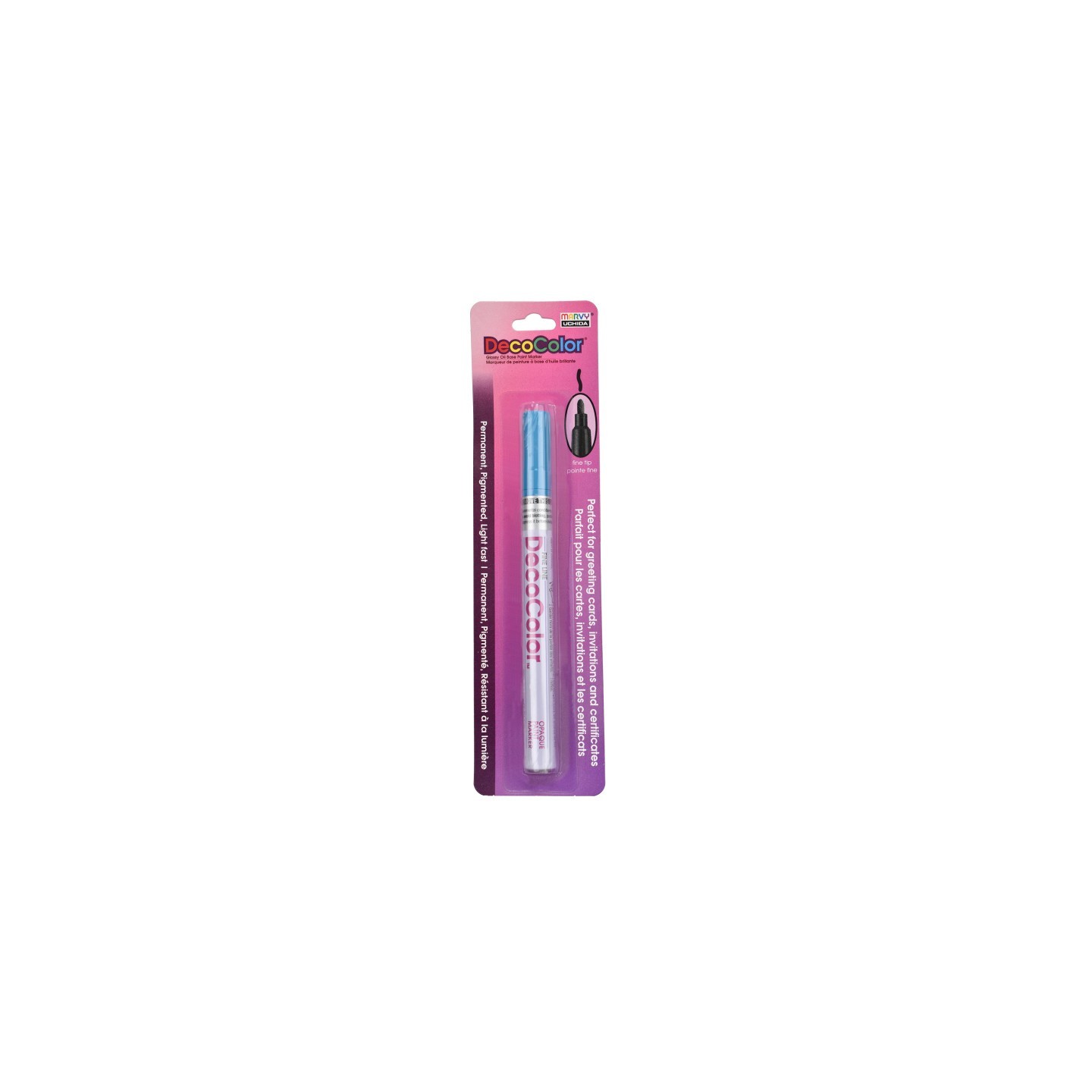 Marvy Uchida® DecoColor® Paint Marker, Fine Tip, 200-S, Light Blue #10