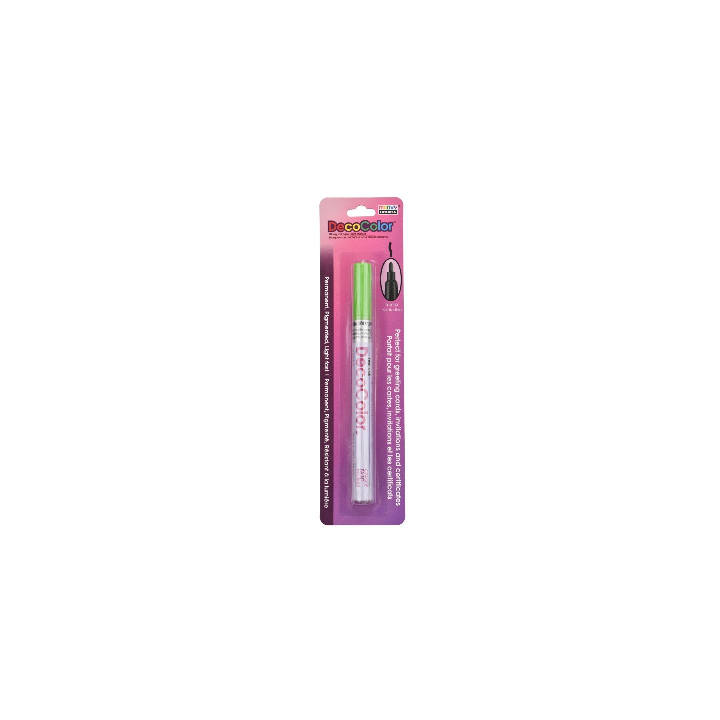 Marvy Uchida® DecoColor® Paint Marker, Fine Tip, 200-S, Light Green #11