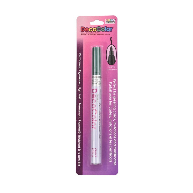 Marvy Uchida® DecoColor® Paint Marker, Fine Tip, 200-S, Pine Green #72
