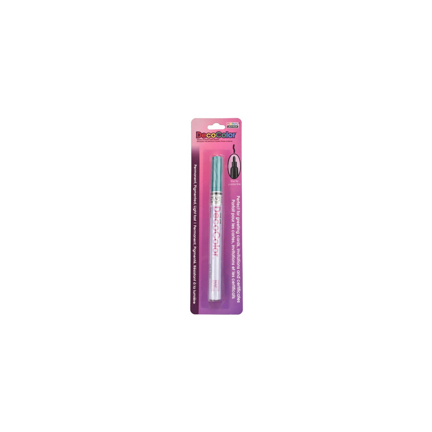 Marvy Uchida® DecoColor® Paint Marker, Fine Tip, 200-S, Teal #73