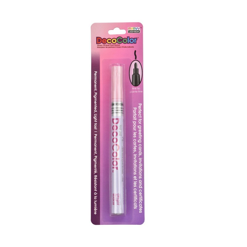 Marvy Uchida® DecoColor® Paint Marker, Fine Tip, 200-S, Blush Pink #76