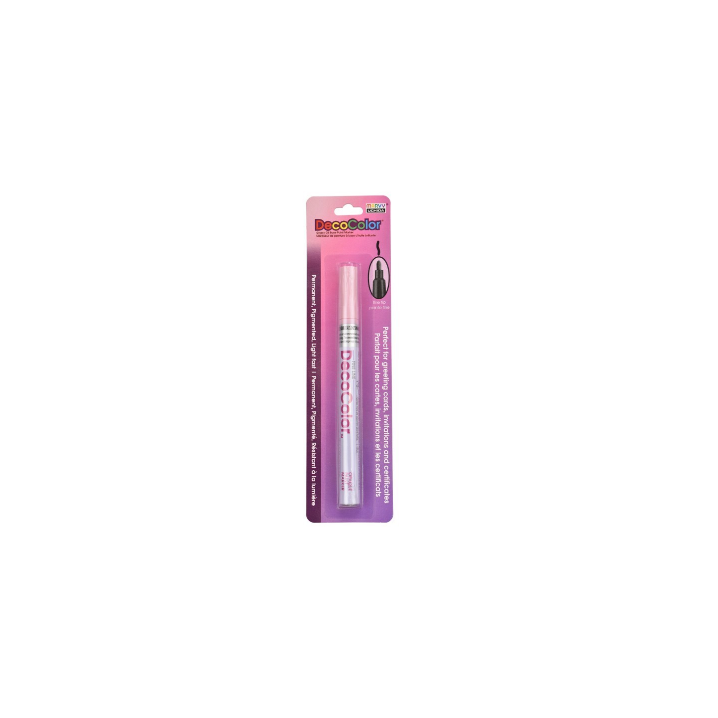 Marvy Uchida® DecoColor® Paint Marker, Fine Tip, 200-S, Blush Pink #76