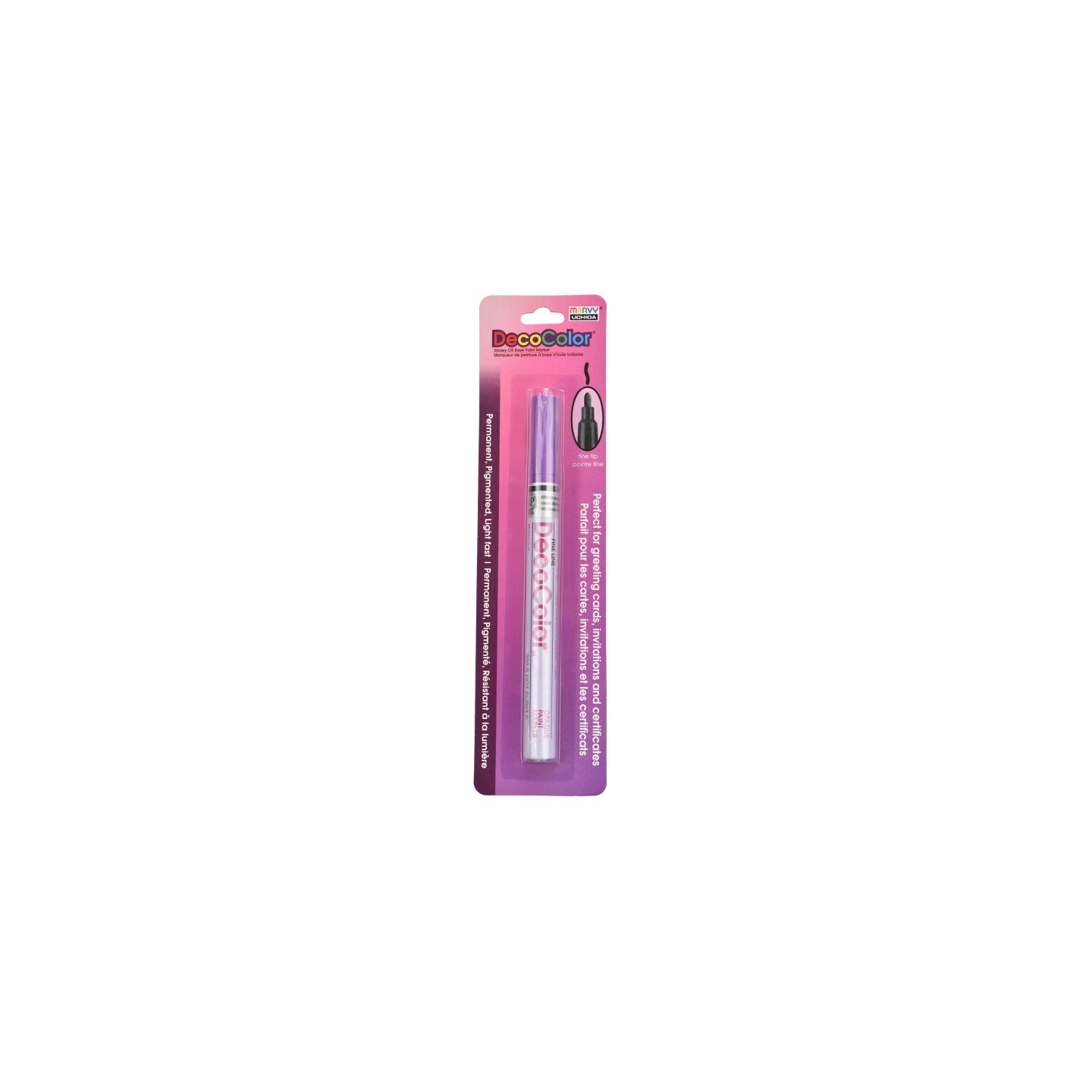 Marvy Uchida® DecoColor® Paint Marker, Fine Tip, 200-S, Hot Purple #79