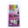 Marvy Uchida® DecoColor® Paint Markers, Fine Tip, 200-S, Retro Colors, Set of 6