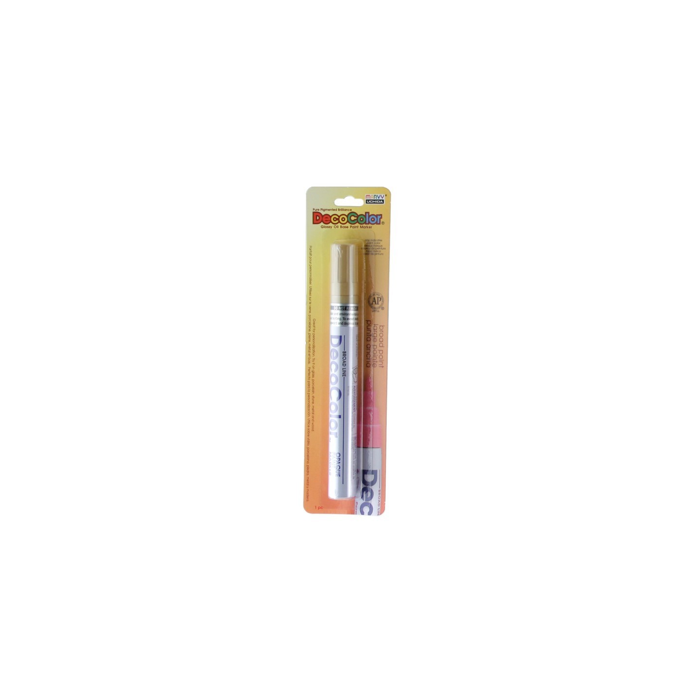 Marvy Uchida® DecoColor® Paint Marker, Broad Tip, 300-S, Gold