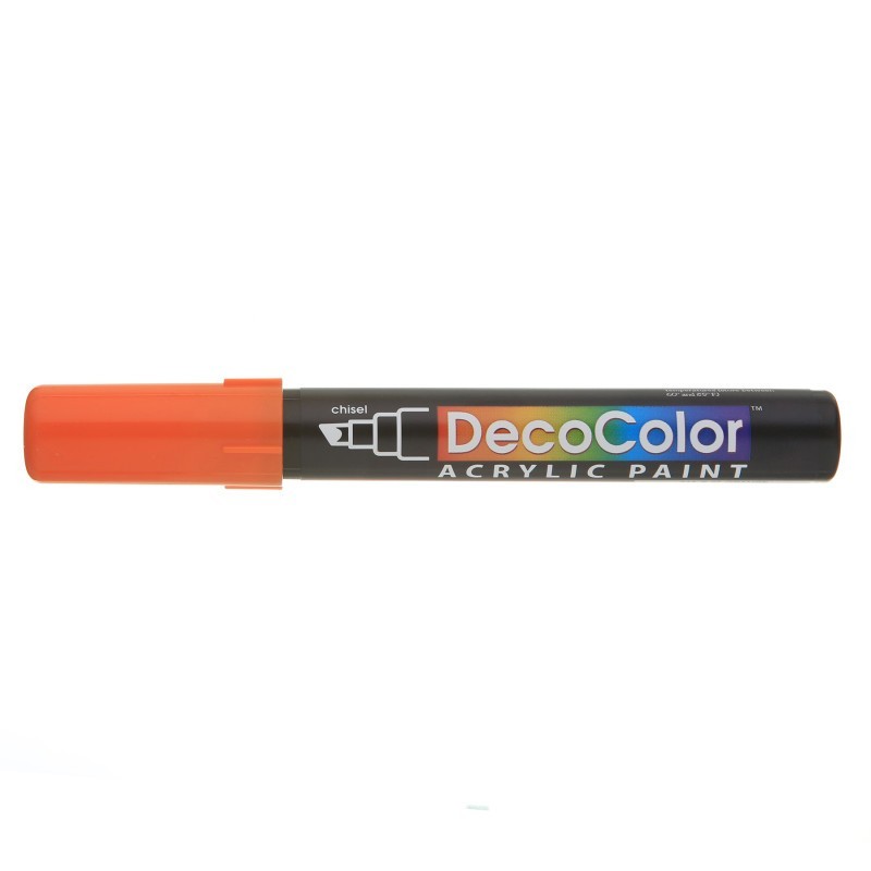 Marvy Uchida® DecoColor® Acrylic Paint Marker, 315-S, Chisel Tip, Orange #7
