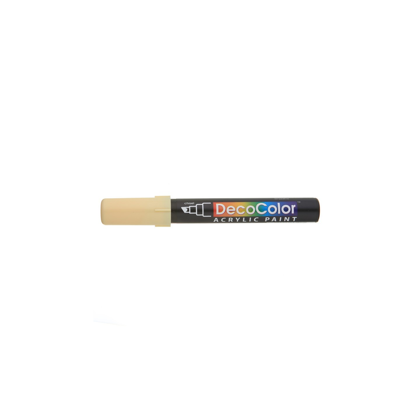 Marvy Uchida® DecoColor® Acrylic Paint Marker, 315-S, Chisel Tip, Pale Orange #16