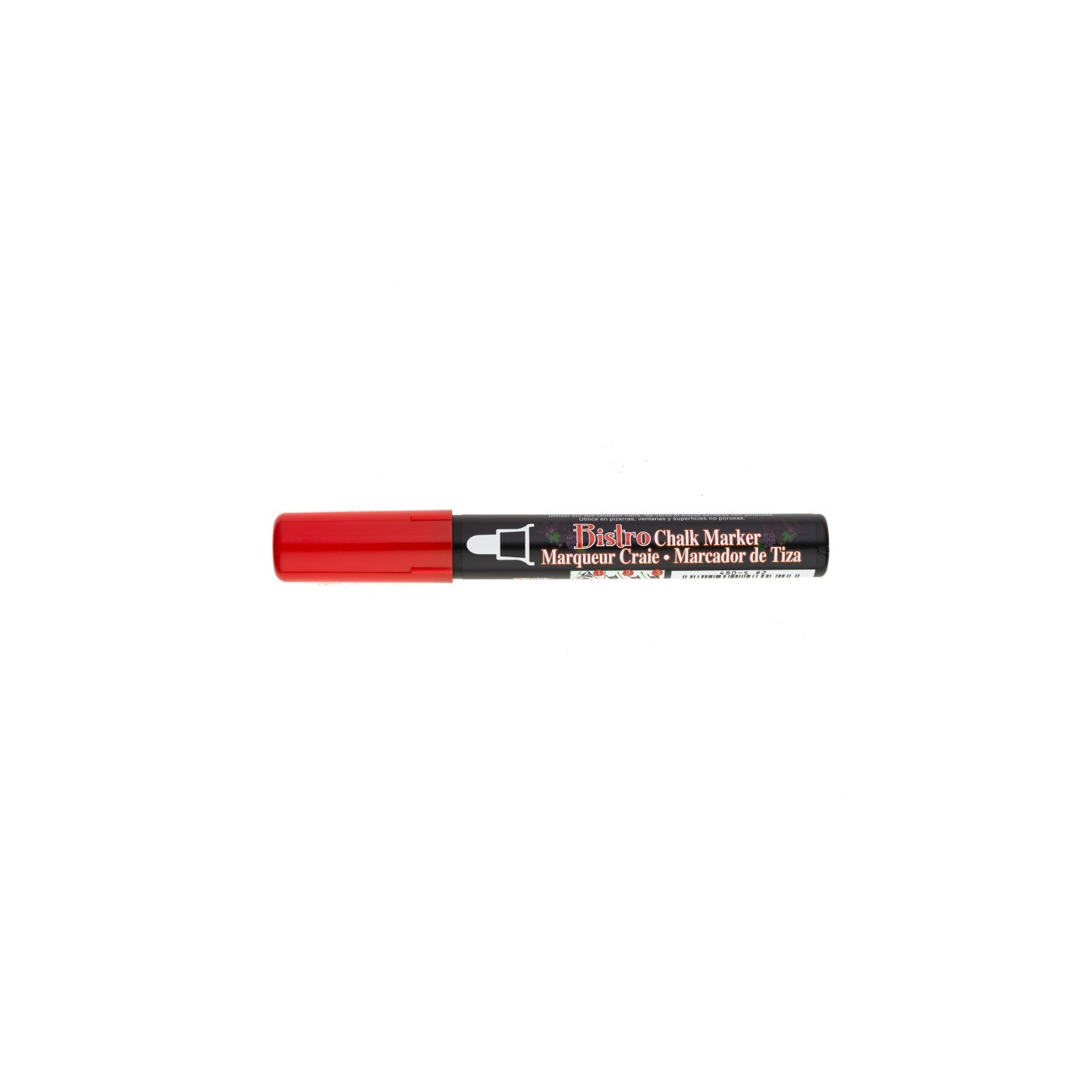 Marvy Uchida® Bistro Chalk Marker Broad Tip, 480-S, Red