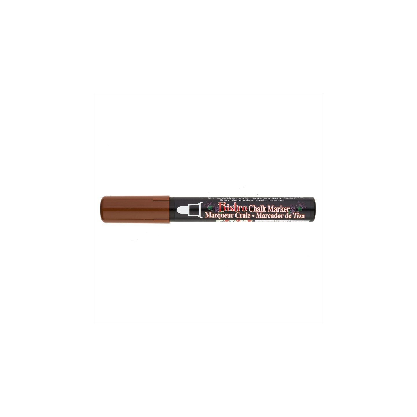 Marvy Uchida® Bistro Chalk Marker Broad Tip, 480-S, Brown