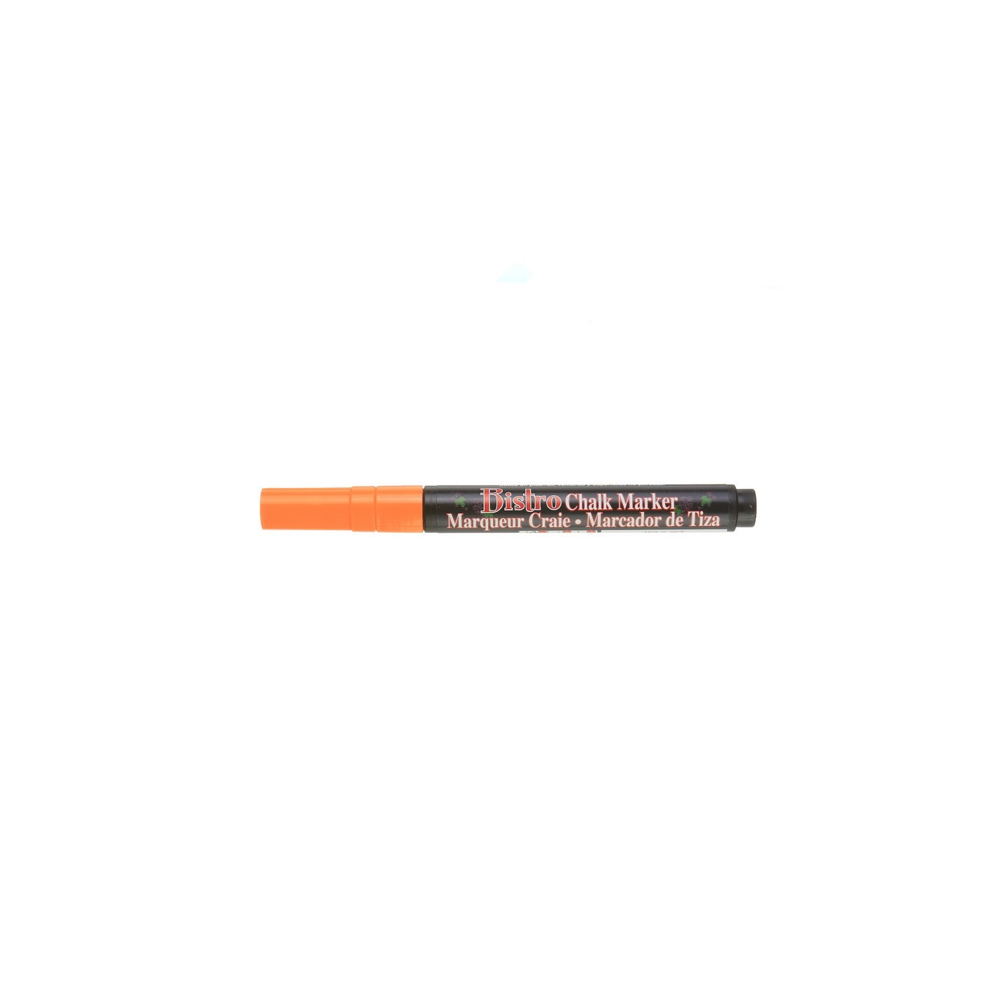 Marvy Uchida® Bistro Chalk Marker, Fine Tip, 482-S, Fluorescent Orange