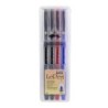 Marvy Uchida® Le Pen® Drawing Pens, Basic Colors, 0.3 mm Tip, Set of 4