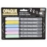 Marvy Uchida® Opaque Brush Tip Markers, 4700-6P, Pastel Colors, Set of 6