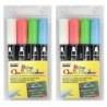 Marvy Uchida® Broad Point Chalk Marker Broad Tip Set 4ED, Fluorescent Colors, 4 Per Pack, 2 Packs