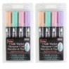 Marvy Uchida® Bistro Chalk Markers, Broad Tip, Blush Pink, Peppermint, Pastel Peach, Pale Violet, 4 Per Pack, 2 Packs