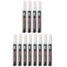 Marvy Uchida® Bistro Chisel Tip Chalk Marker, White, Pack of 12