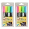 Marvy Uchida® Bistro Chalk Marker Chisel Tip Set 4H, Fluorescent Colors, 4 Per Pack, 2 Packs