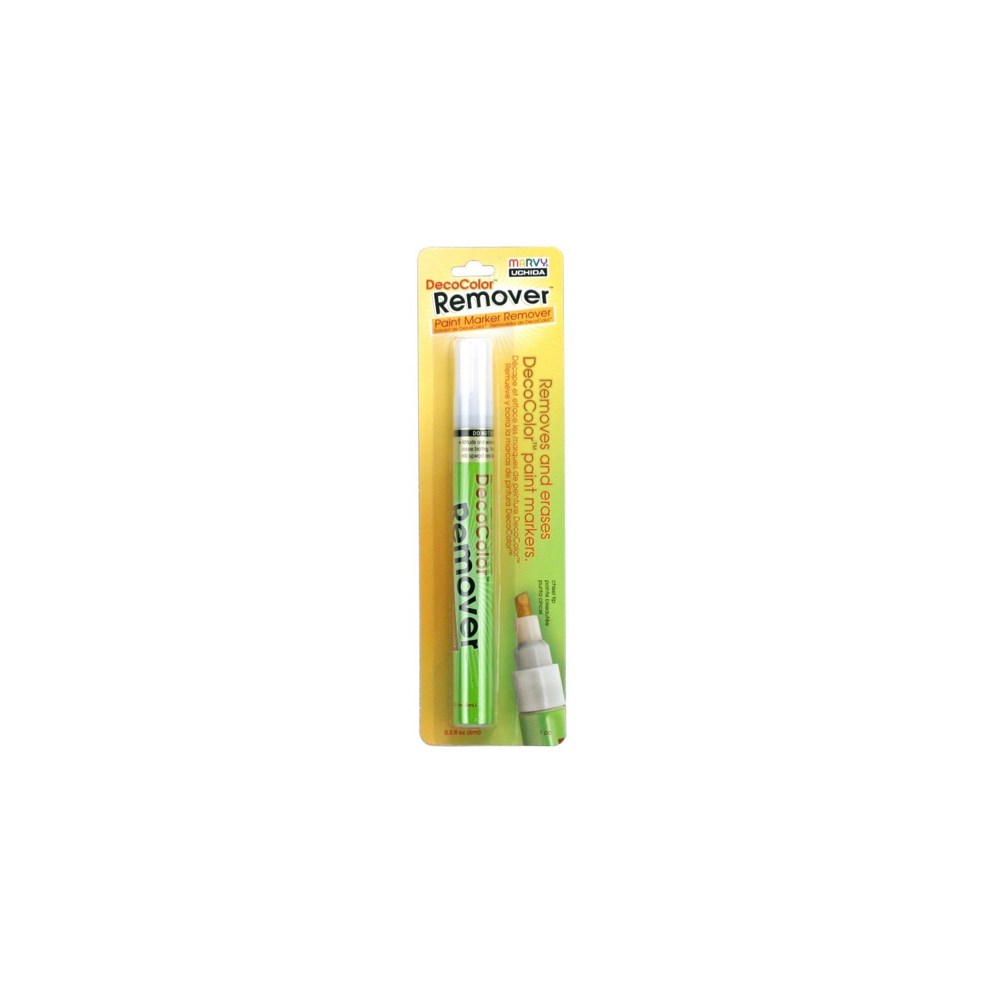 Marvy Uchida® DecoColor® Remover, Paint Marker Remover, Chisel Tip