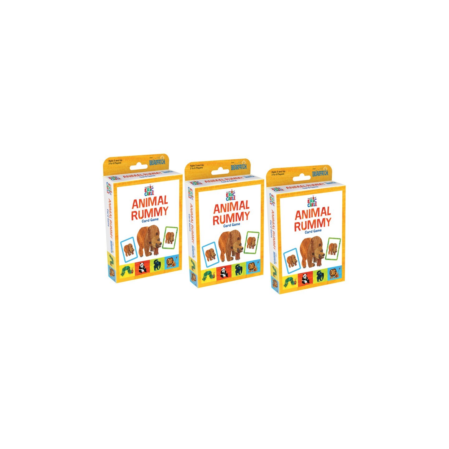 Briarpatch® The World of Eric Carle™ Animal Rummy Card Game, Pack of 3