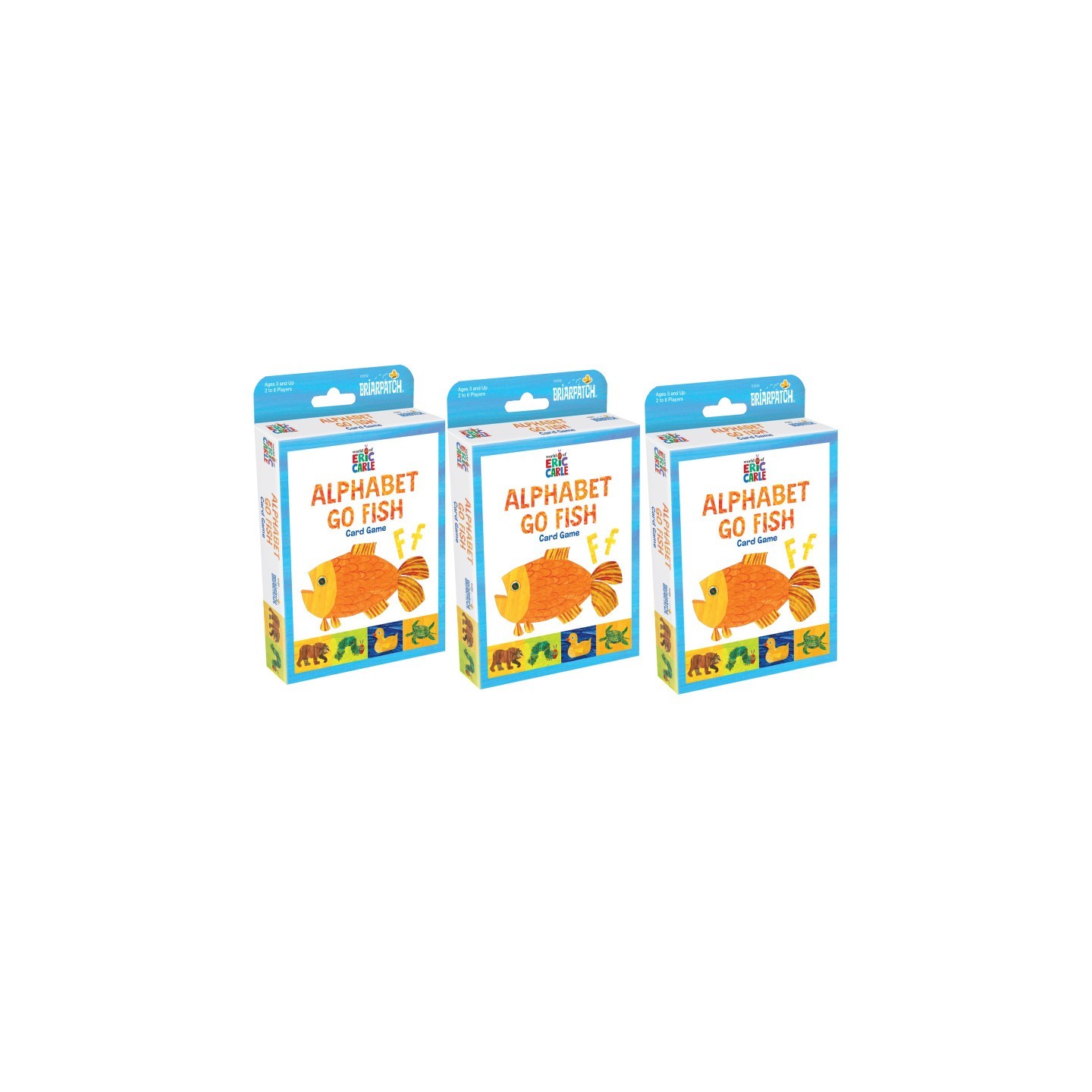 Briarpatch® The World of Eric Carle™ Alphabet Go Fish Card Game, Pack of 3