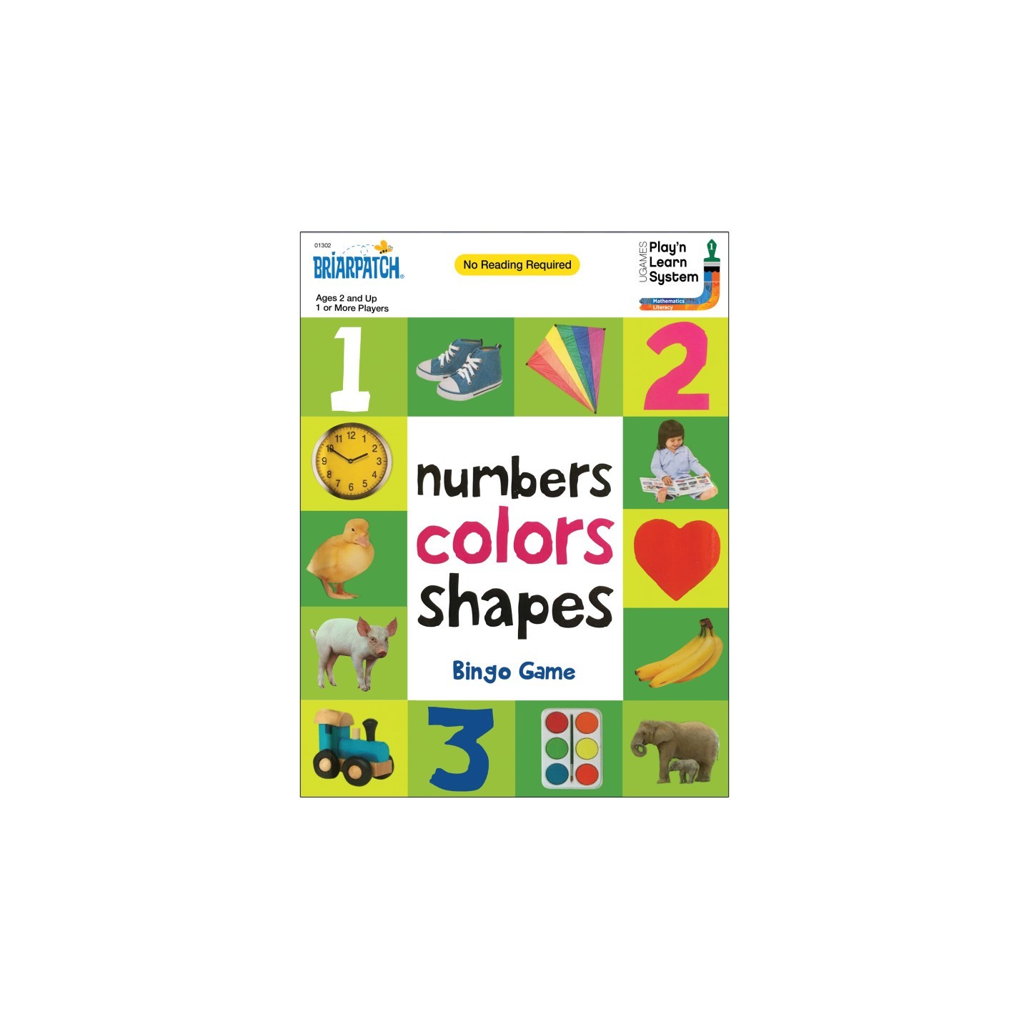 Briarpatch® First 100 Numbers Colors Shapes™ Bingo Game