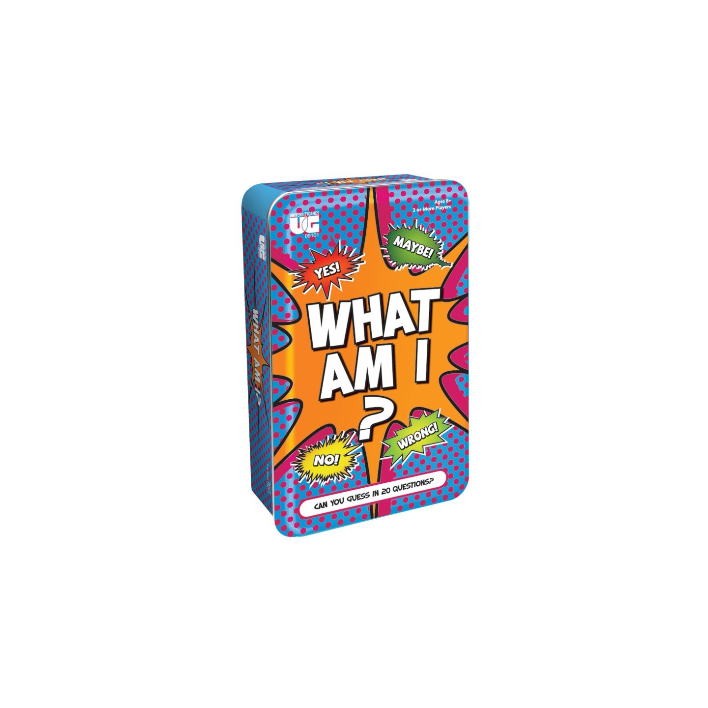 University Games What Am I? Card Game Tin