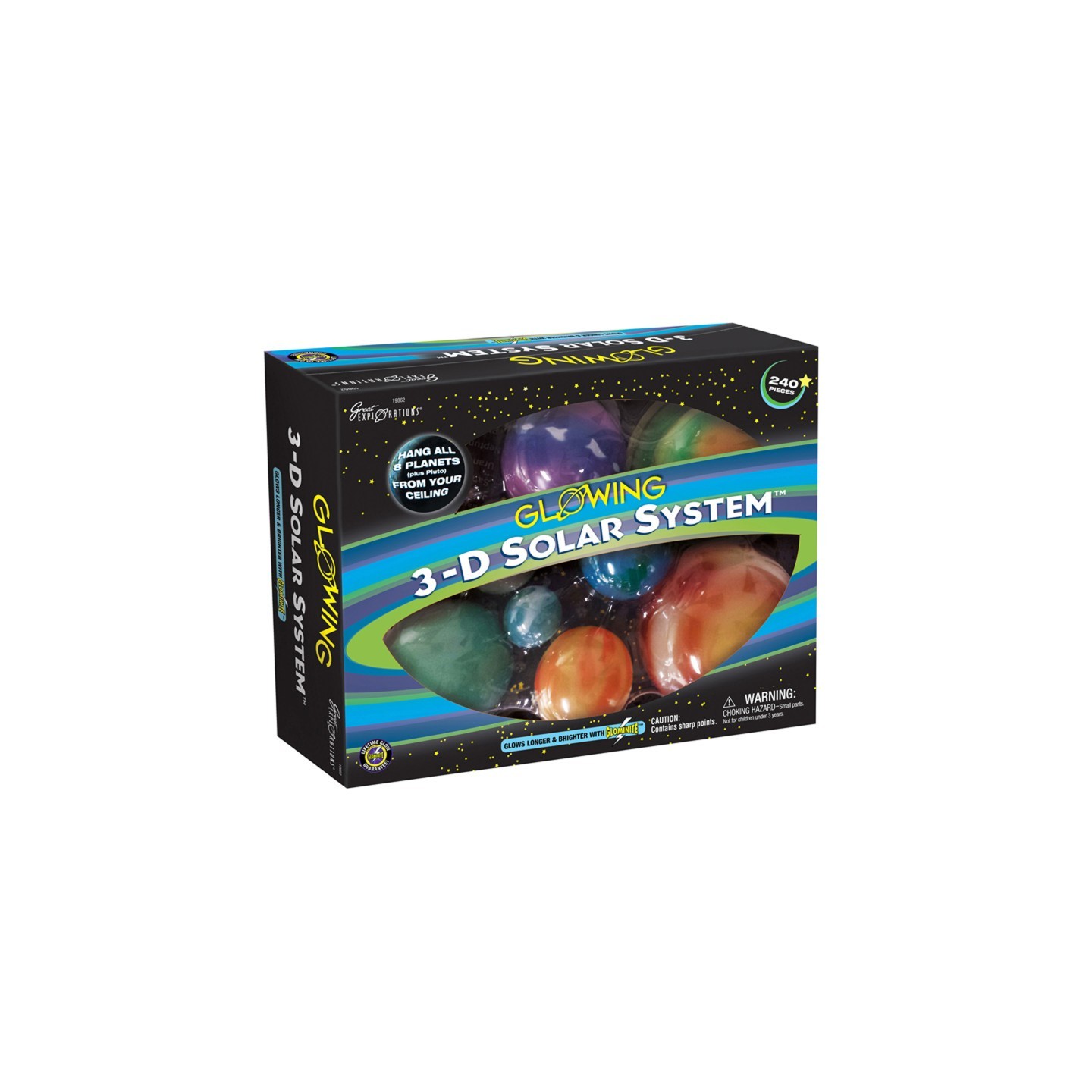 Great Explorations® Glowing 3-D Solar System