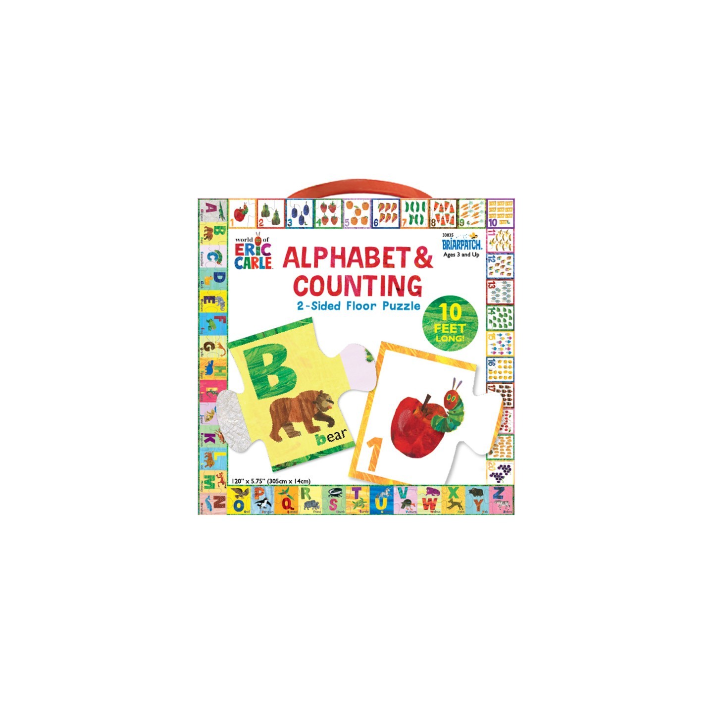 Briarpatch® The World of Eric Carle™ Alphabet & Counting 2-Sided Floor Puzzle