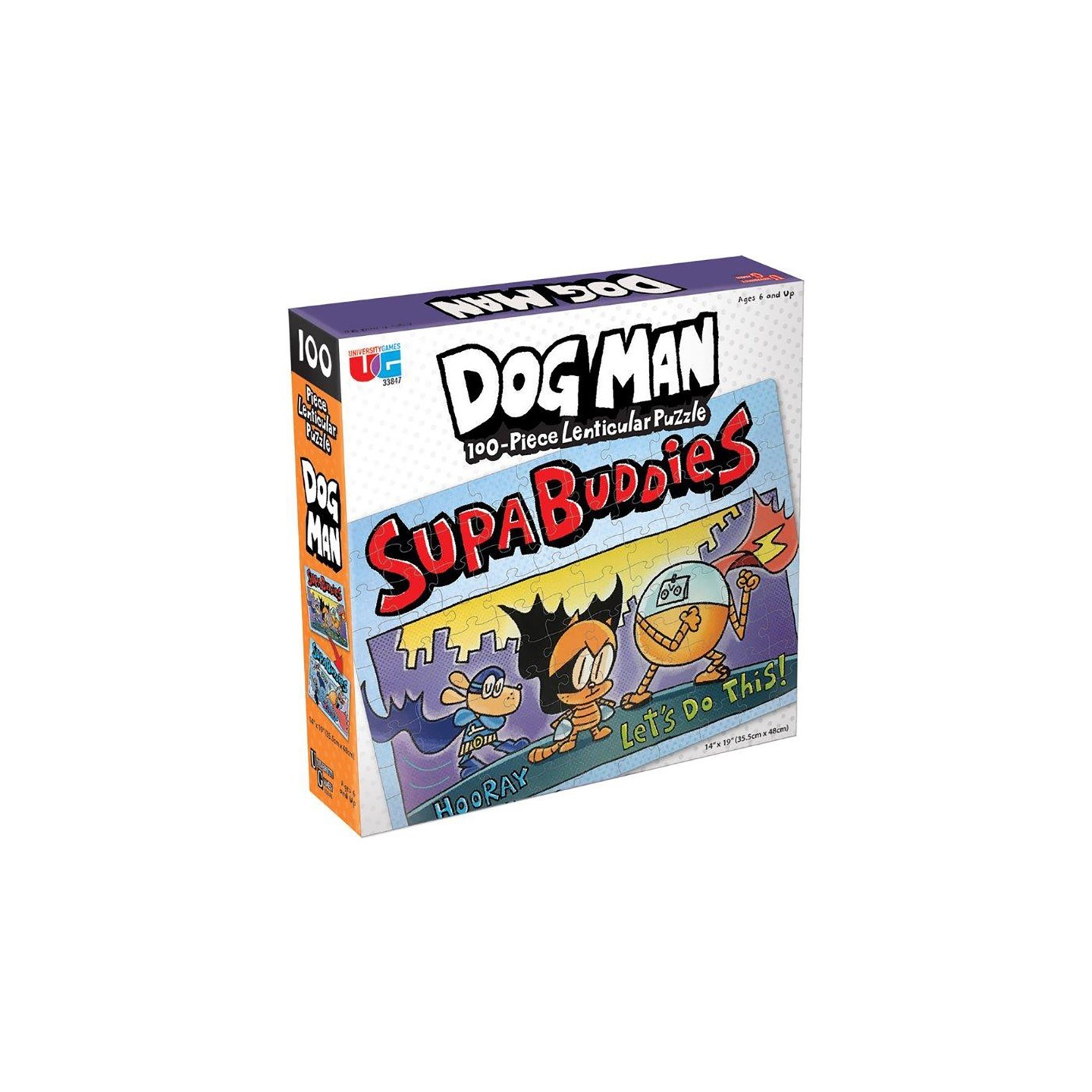 University Games Dog Man Supa Buddies Puzzle