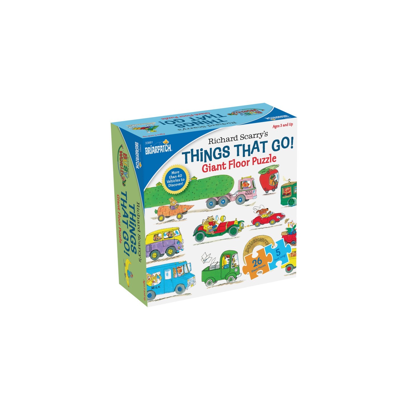 University Games Richard Scarry Things That Go Floor Puzzle
